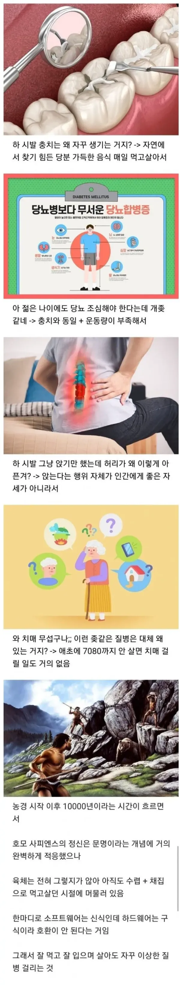 현대인들이 자꾸 아픈 이유