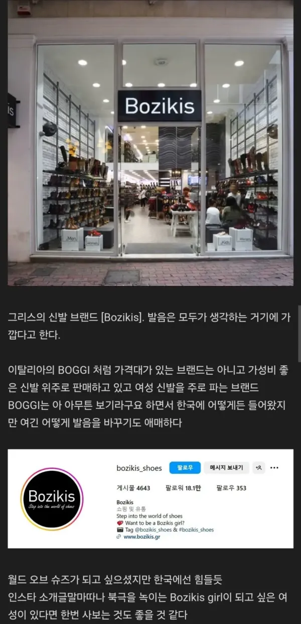 한국에 절대로 들어 올 수 없을 신발 브랜드