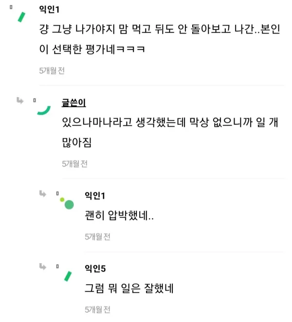 인턴 사원 말도 없이 출근 안함; 도랐나봐